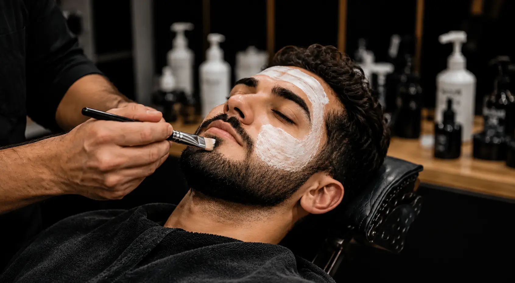 Men's facial and skincare   - Face Off Barber